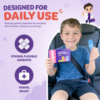 Oopsie Kids Adhesive Bandages - 100 Count, Assorted Sterile Latex-Free Designs